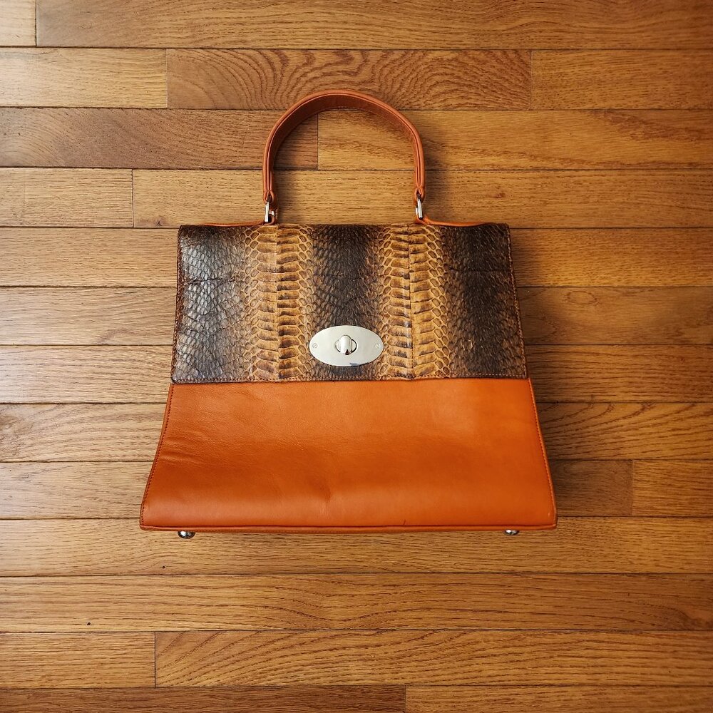 Veari Genuine Leather Python Purse - image 1